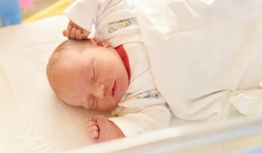 Schlafendes Neugeborene